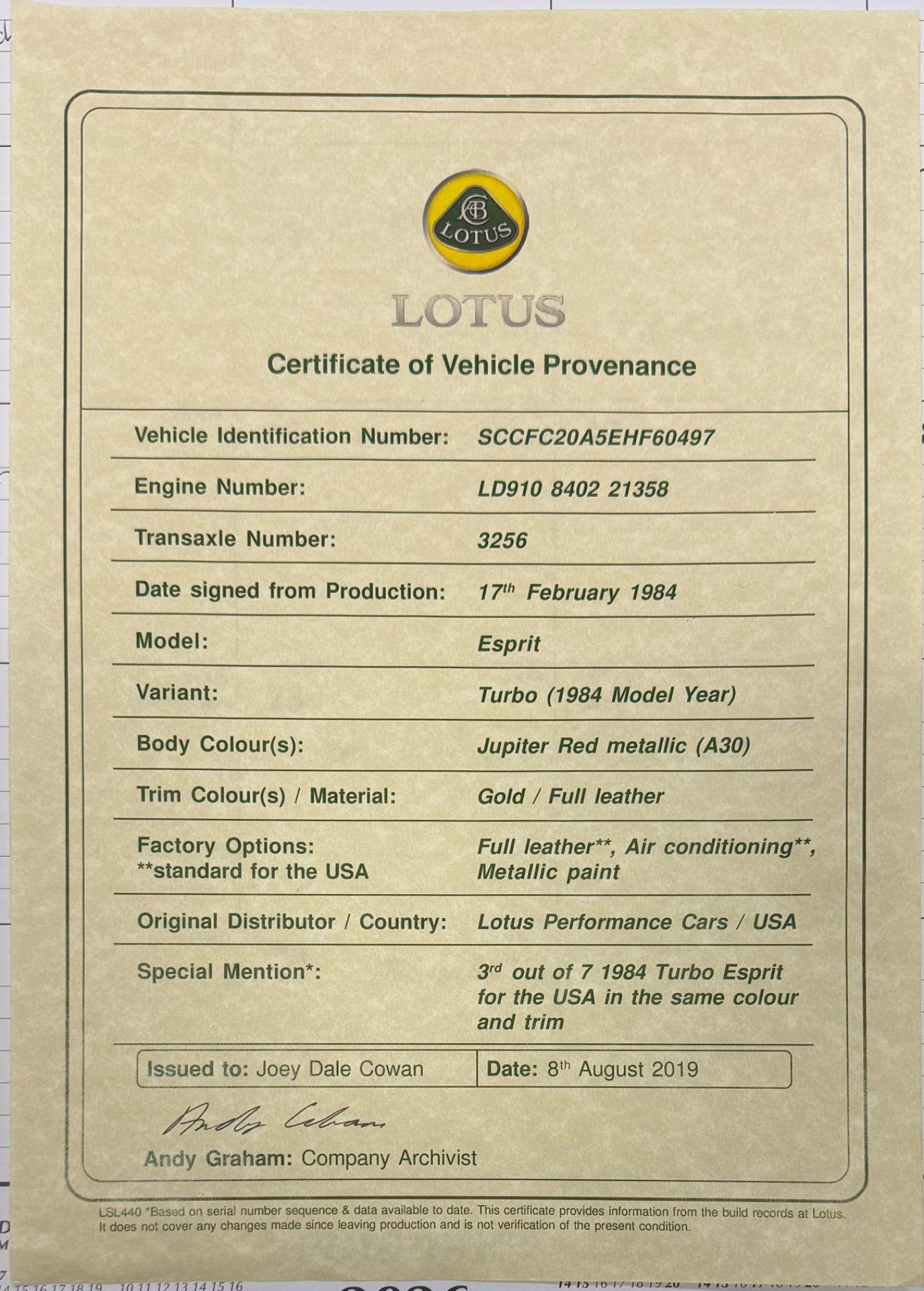 1984 Lotus Esprit - Photo 66