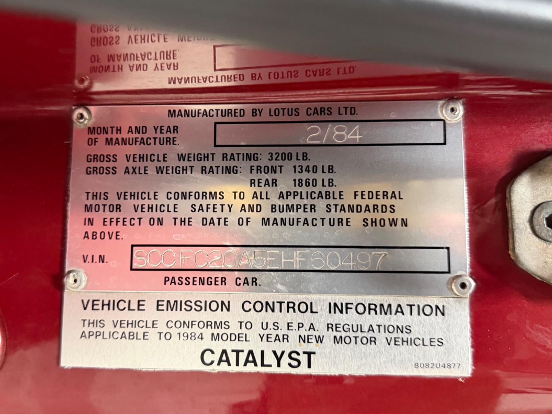 1984 Lotus Esprit - Photo 35
